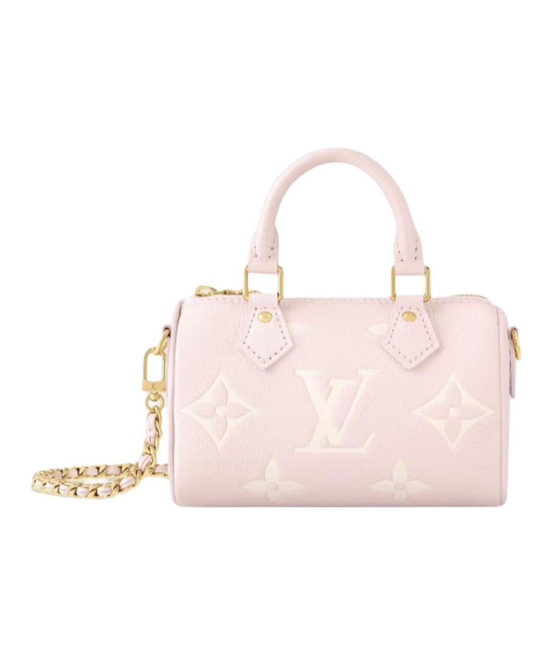 LOUIS VUITTON Розовая кожаная сумка через плечо, фото 1
