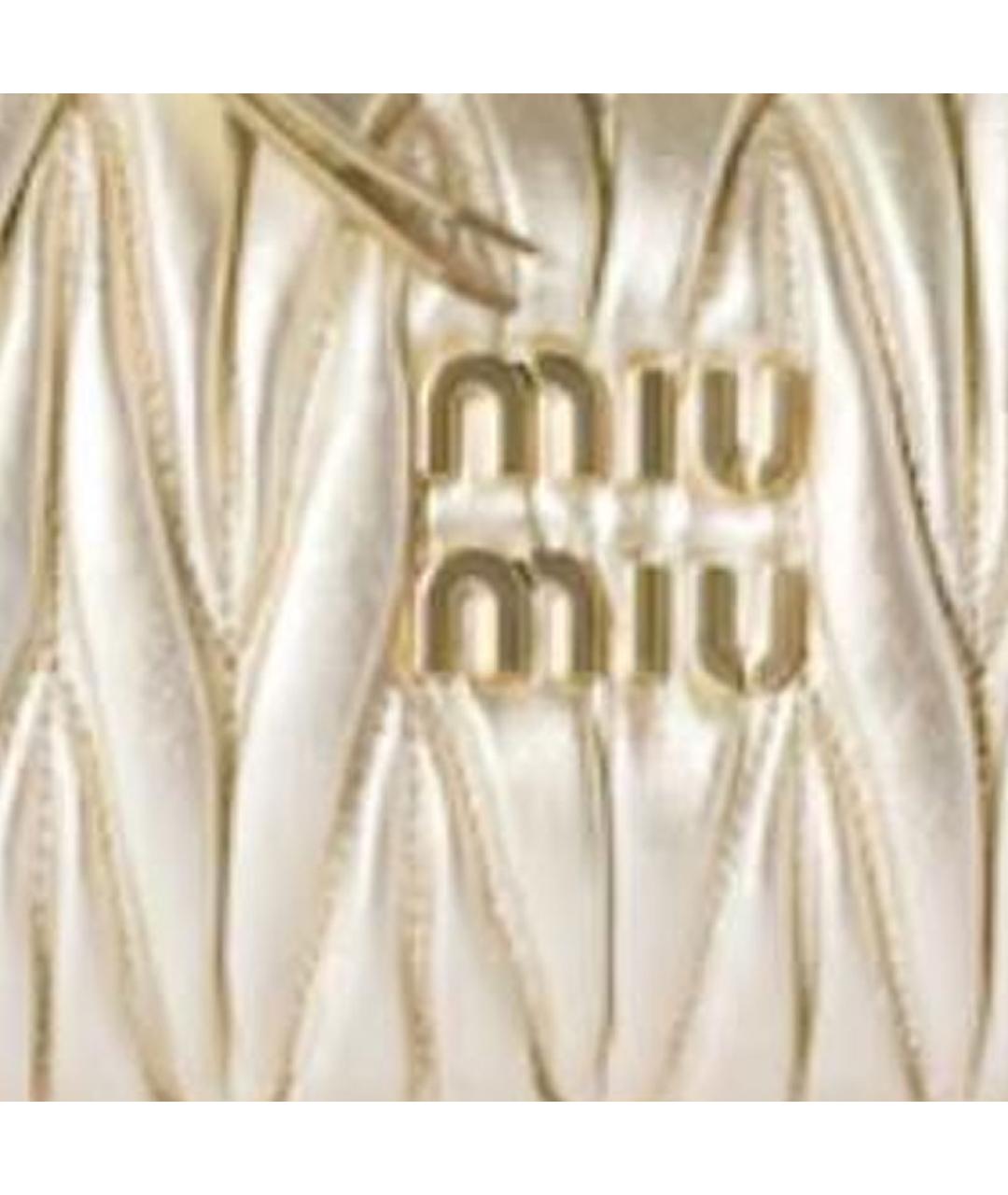 MIU MIU Бежевая сумка через плечо, фото 6
