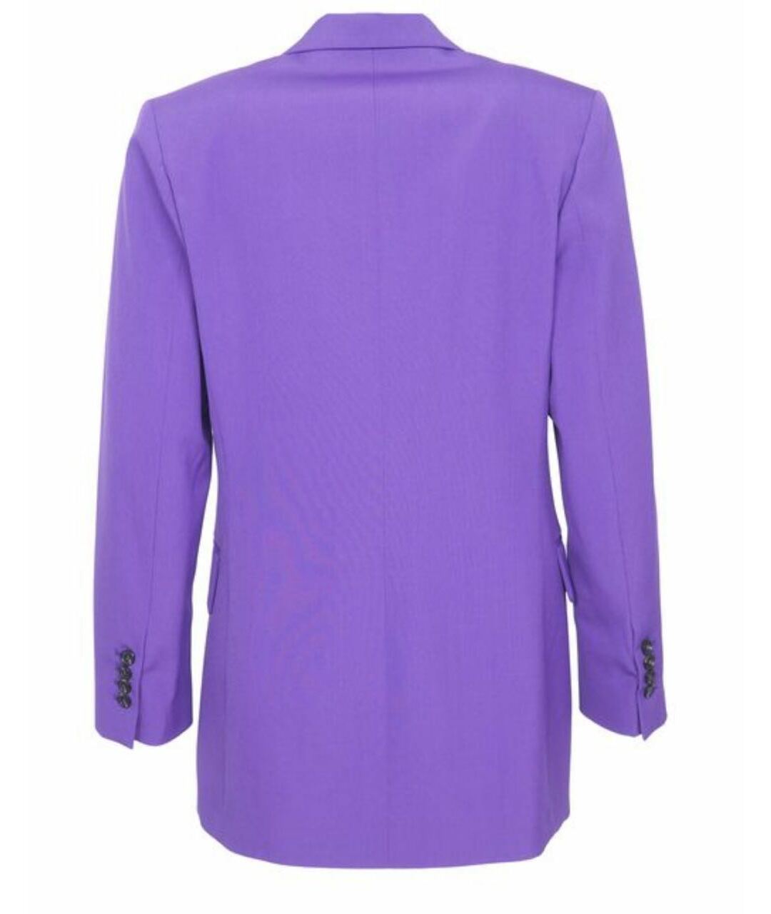 MSGM Фиолетовый шерстяной жакет/пиджак, фото 2