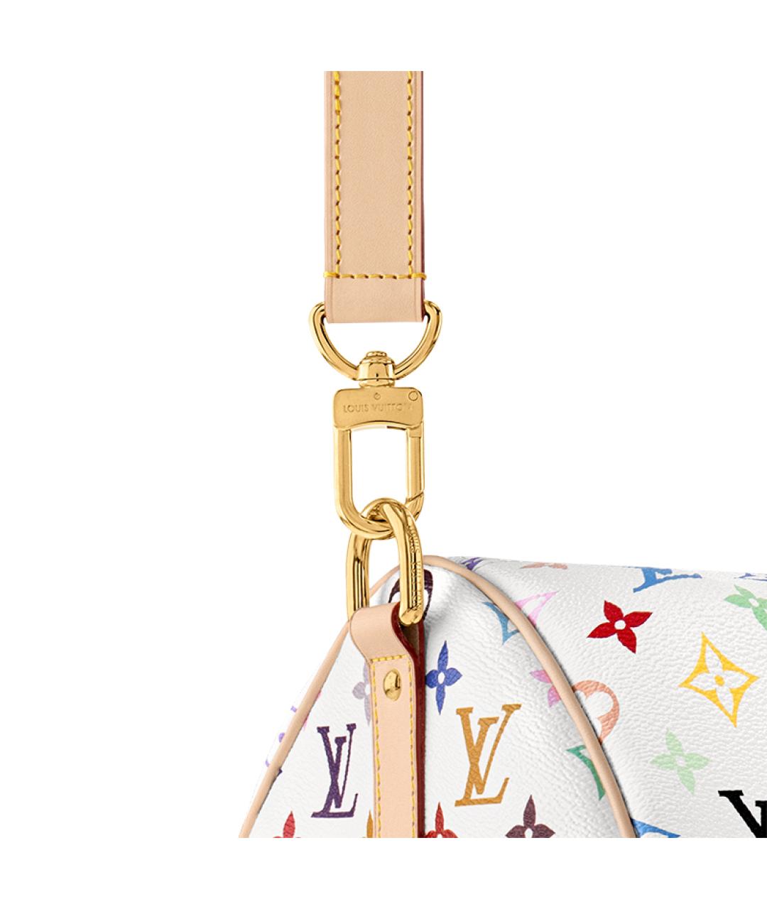 LOUIS VUITTON Белая сумка через плечо, фото 5