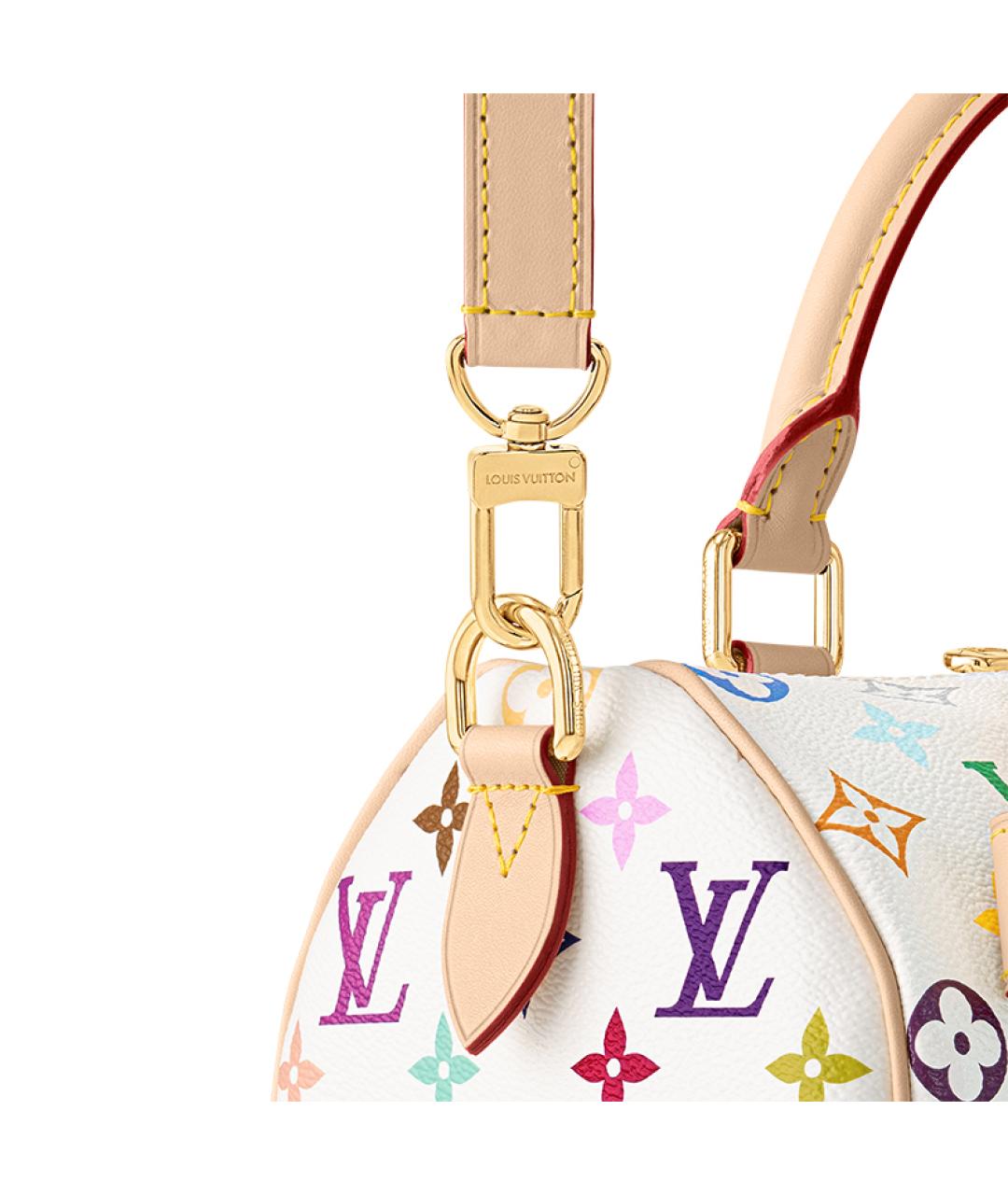 LOUIS VUITTON Белая сумка через плечо, фото 5