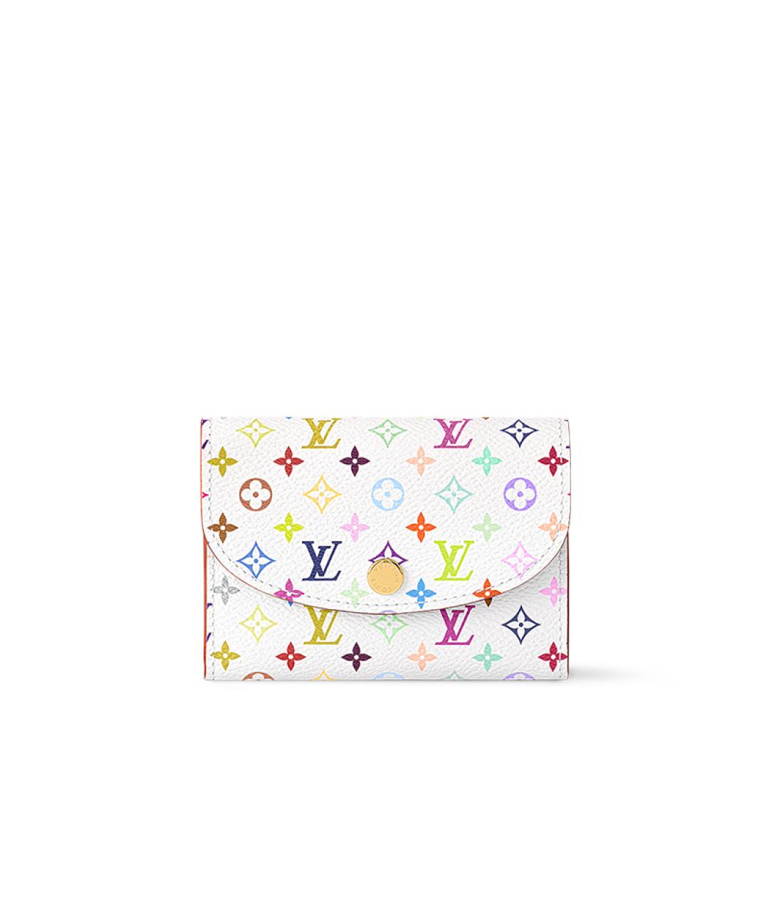LOUIS VUITTON Белый кожаный кошелек, фото 1