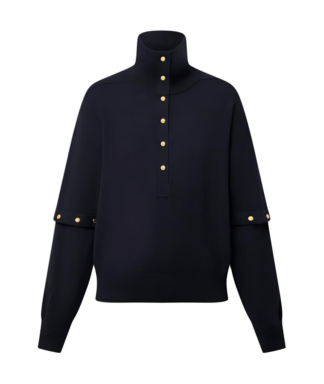 LOUIS VUITTON Черный кашемировый джемпер / свитер, фото 1