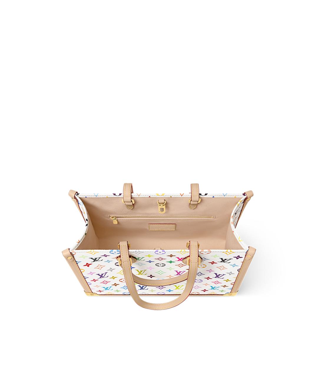 LOUIS VUITTON Белая сумка через плечо, фото 4