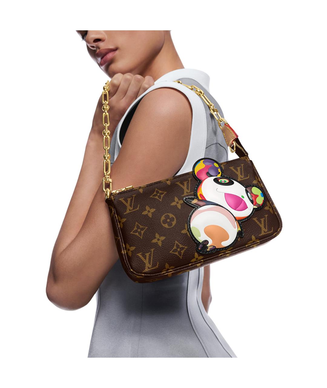 LOUIS VUITTON Коричневая сумка через плечо, фото 6