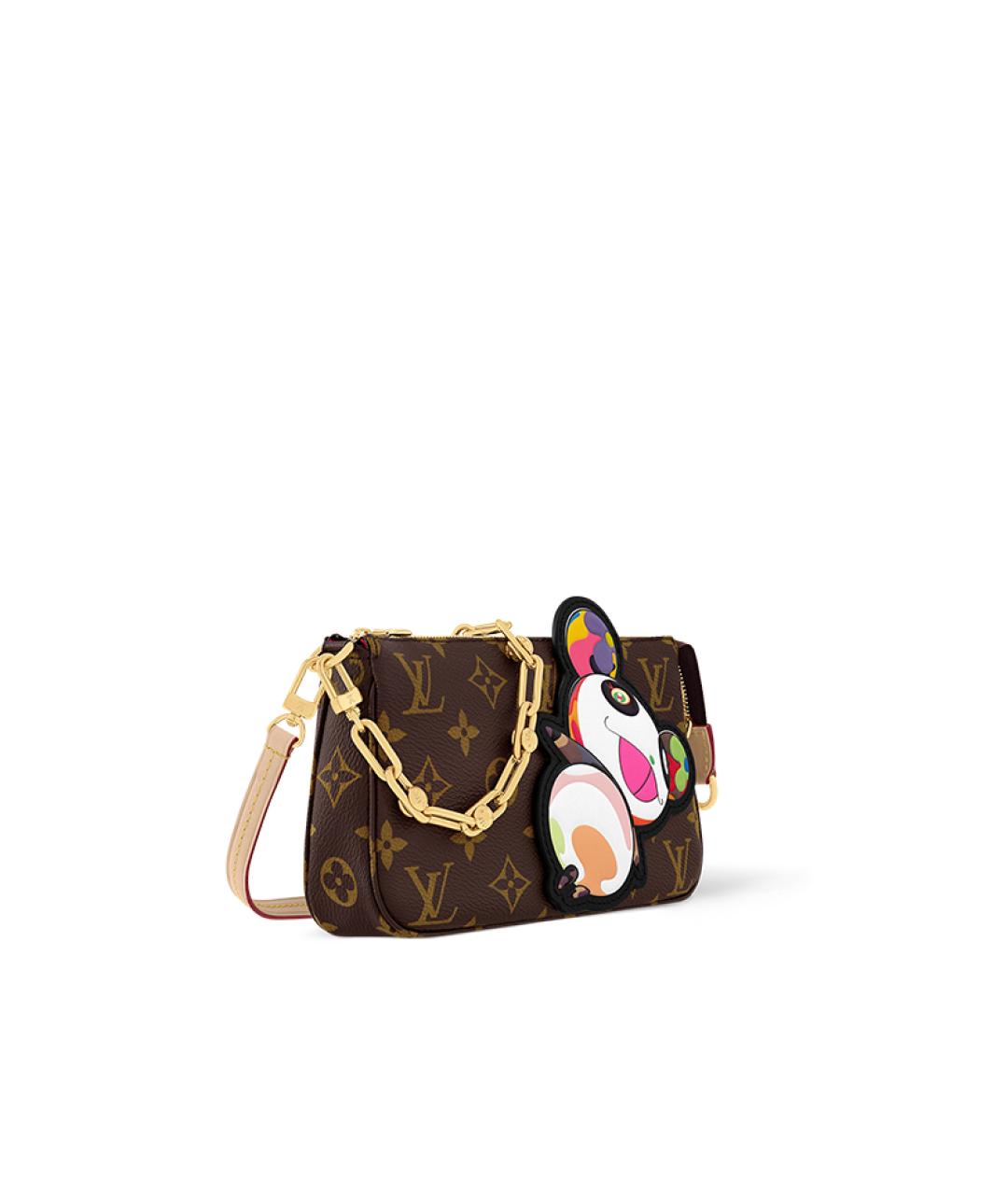 LOUIS VUITTON Коричневая сумка через плечо, фото 2