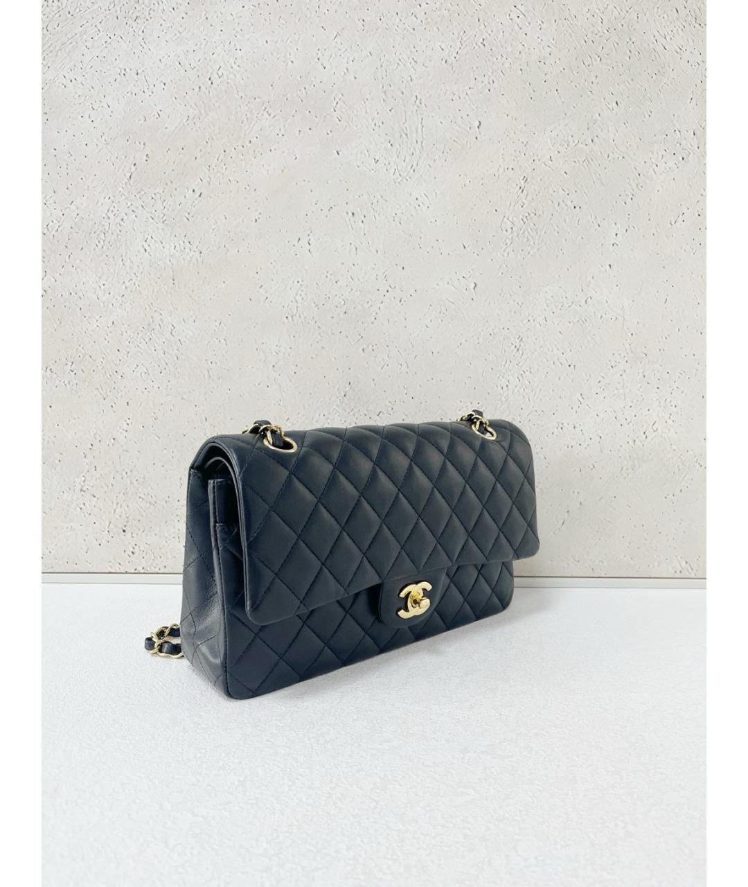 CHANEL Черная кожаная сумка через плечо, фото 4