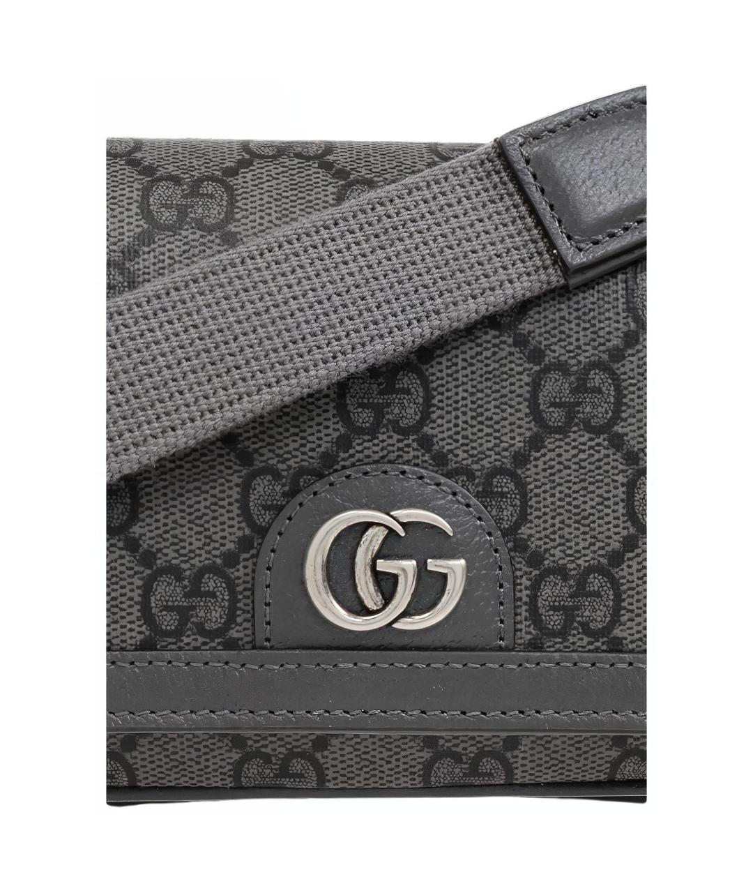 GUCCI Серая сумка на плечо, фото 4