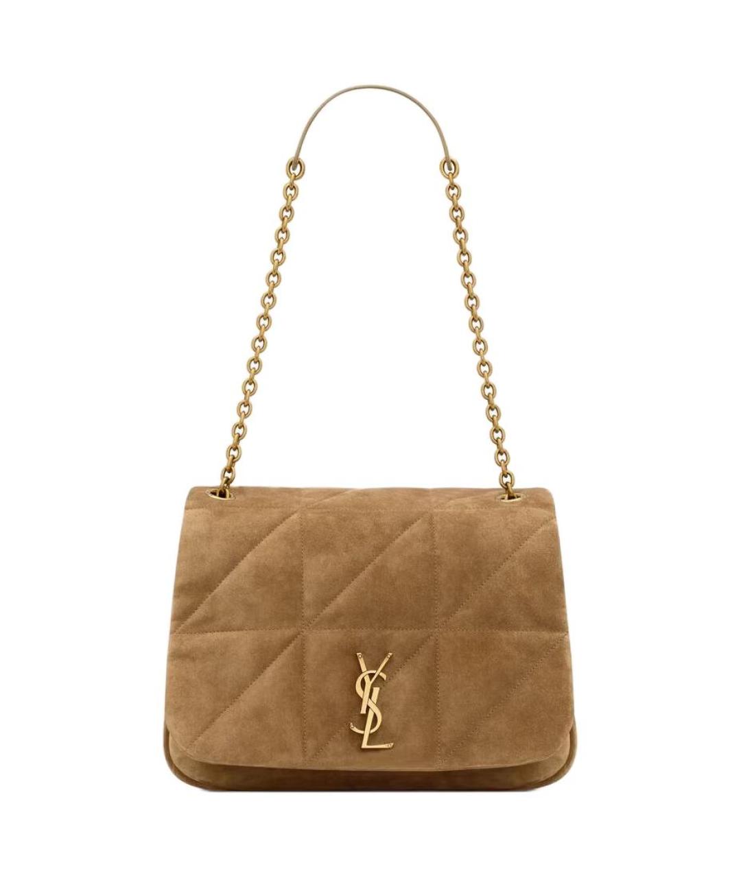 SAINT LAURENT Коричневая сумка через плечо, фото 1