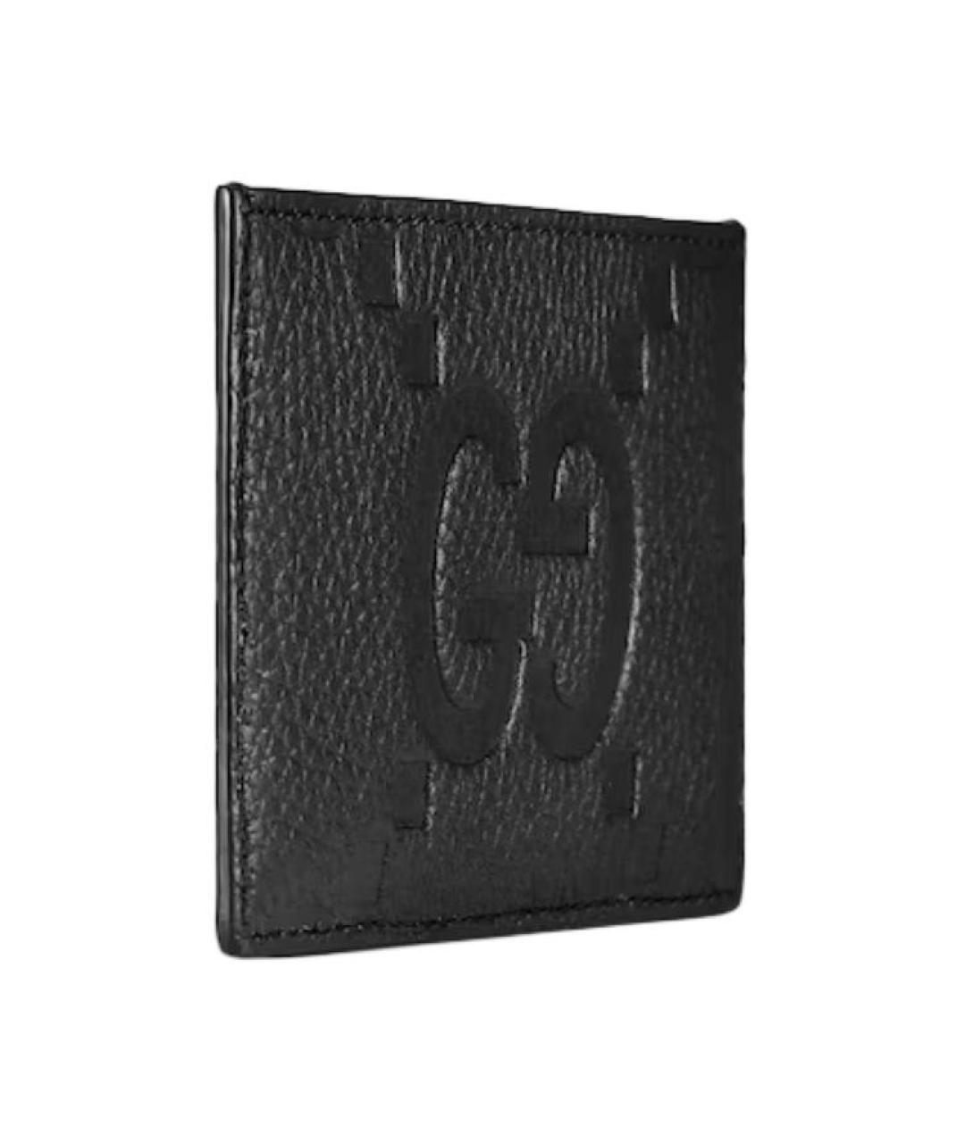 GUCCI Черный кожаный кардхолдер, фото 2