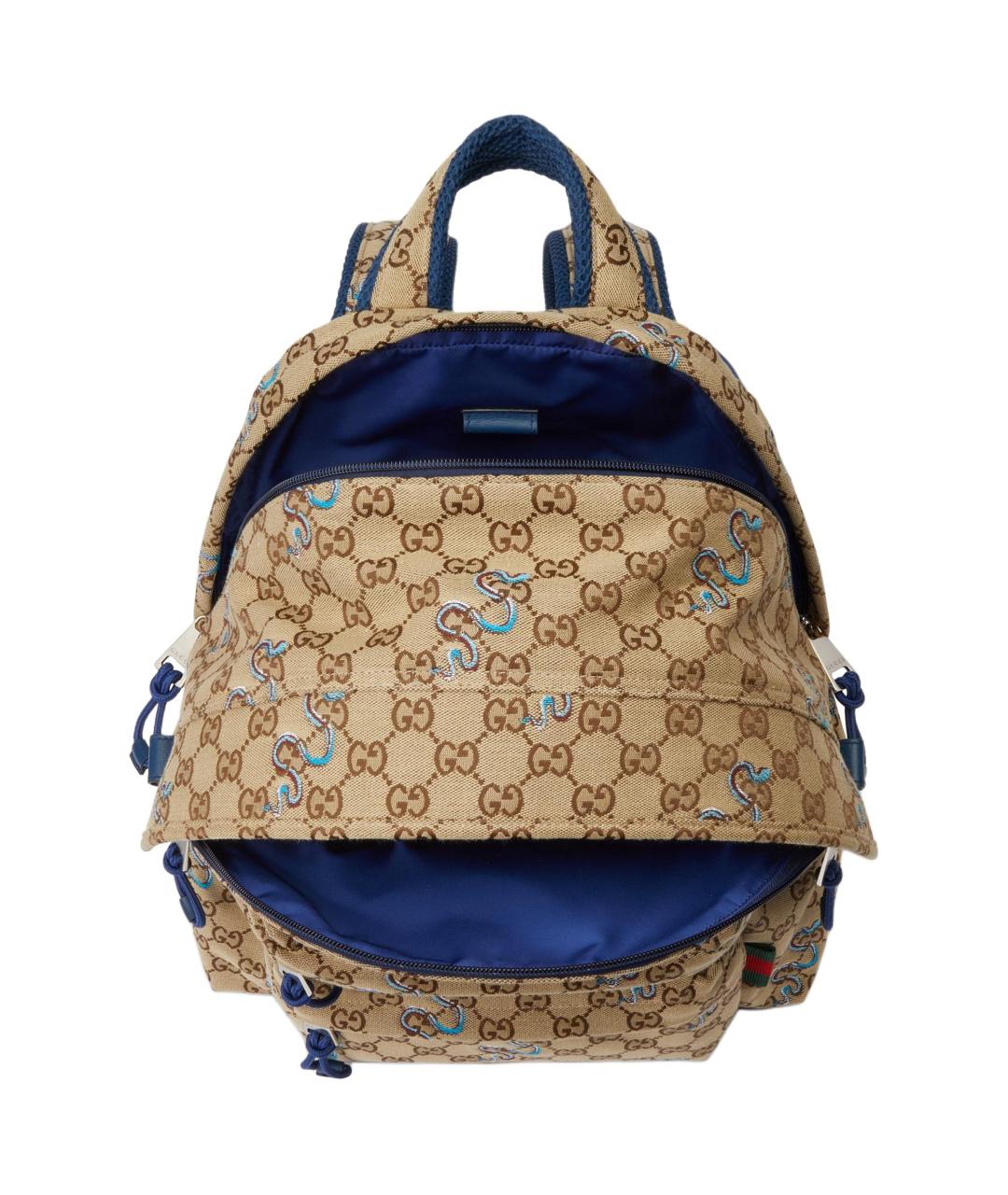 GUCCI Бежевый рюкзак, фото 4