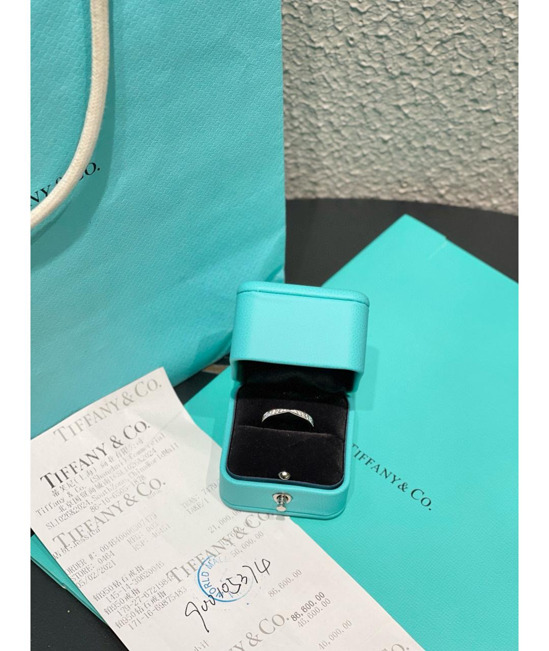 TIFFANY&CO Белое кольцо из белого золота, фото 2