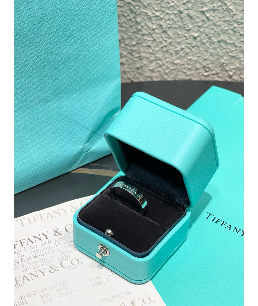 TIFFANY&CO Белое кольцо из белого золота, фото 2