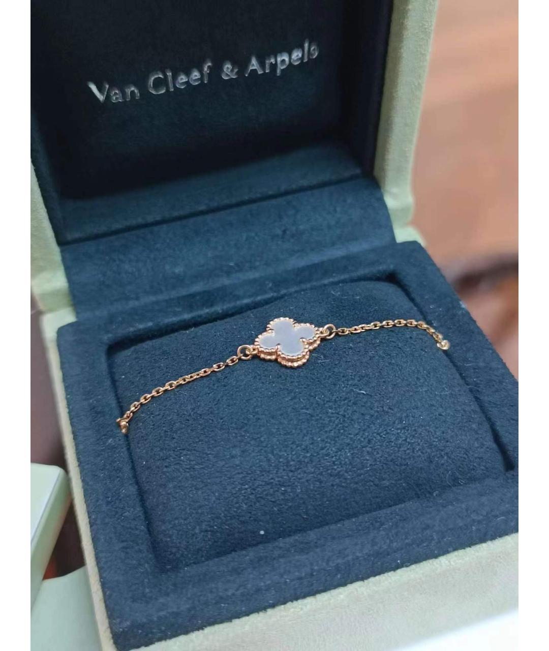 VAN CLEEF & ARPELS Белый браслет из желтого золота, фото 3