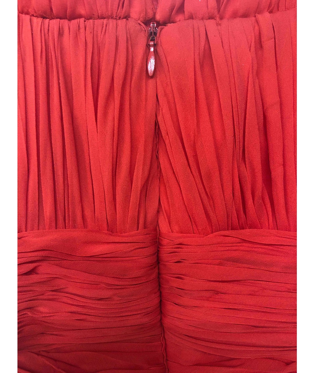 ZUHAIR MURAD Красное шелковое вечернее платье, фото 2