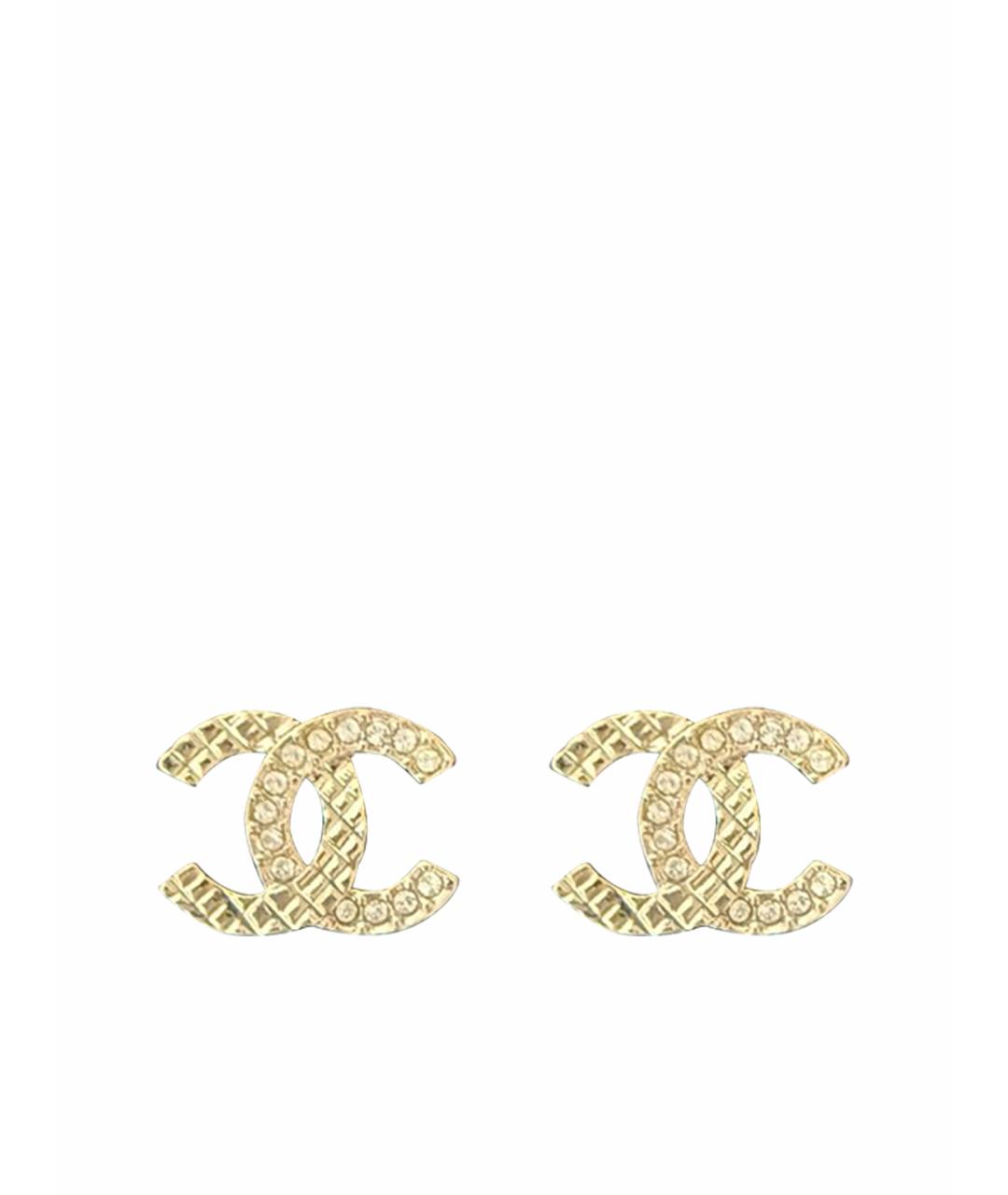 CHANEL Золотые серьги, фото 1