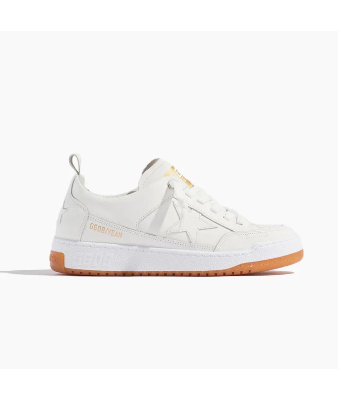 GOLDEN GOOSE DELUXE BRAND Белые кожаные кеды, фото 5