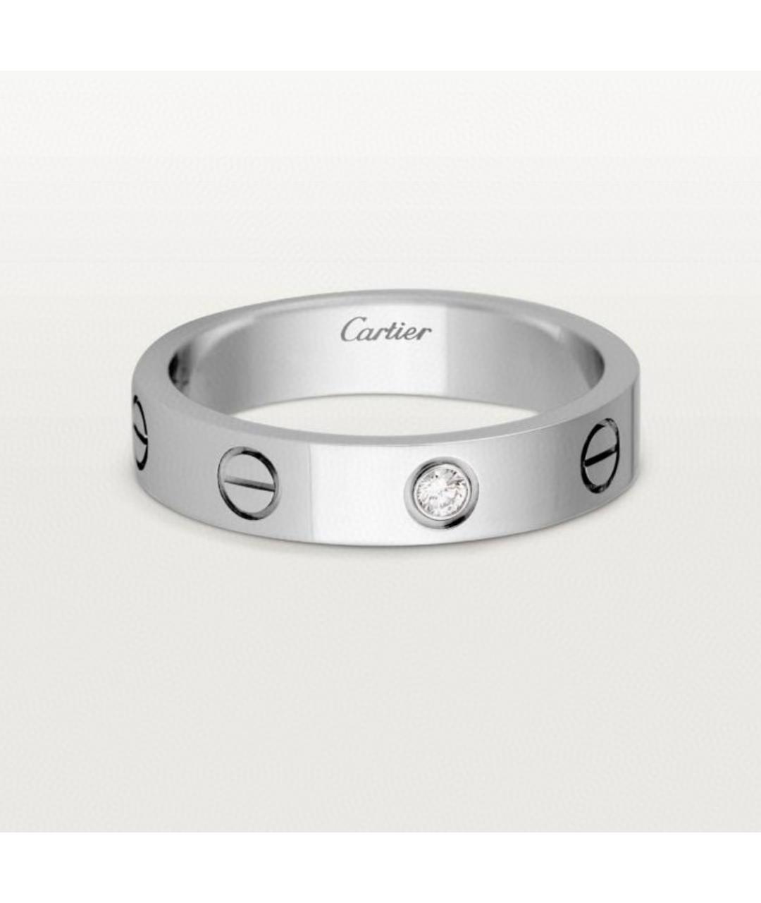 CARTIER Белое кольцо из белого золота, фото 7