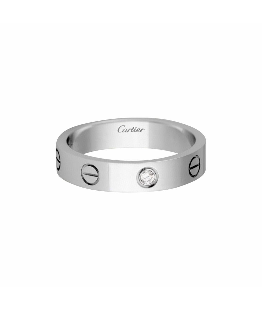 CARTIER Белое кольцо из белого золота, фото 1