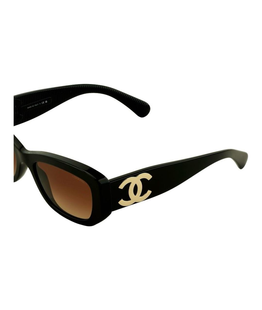 CHANEL Черные солнцезащитные очки, фото 5