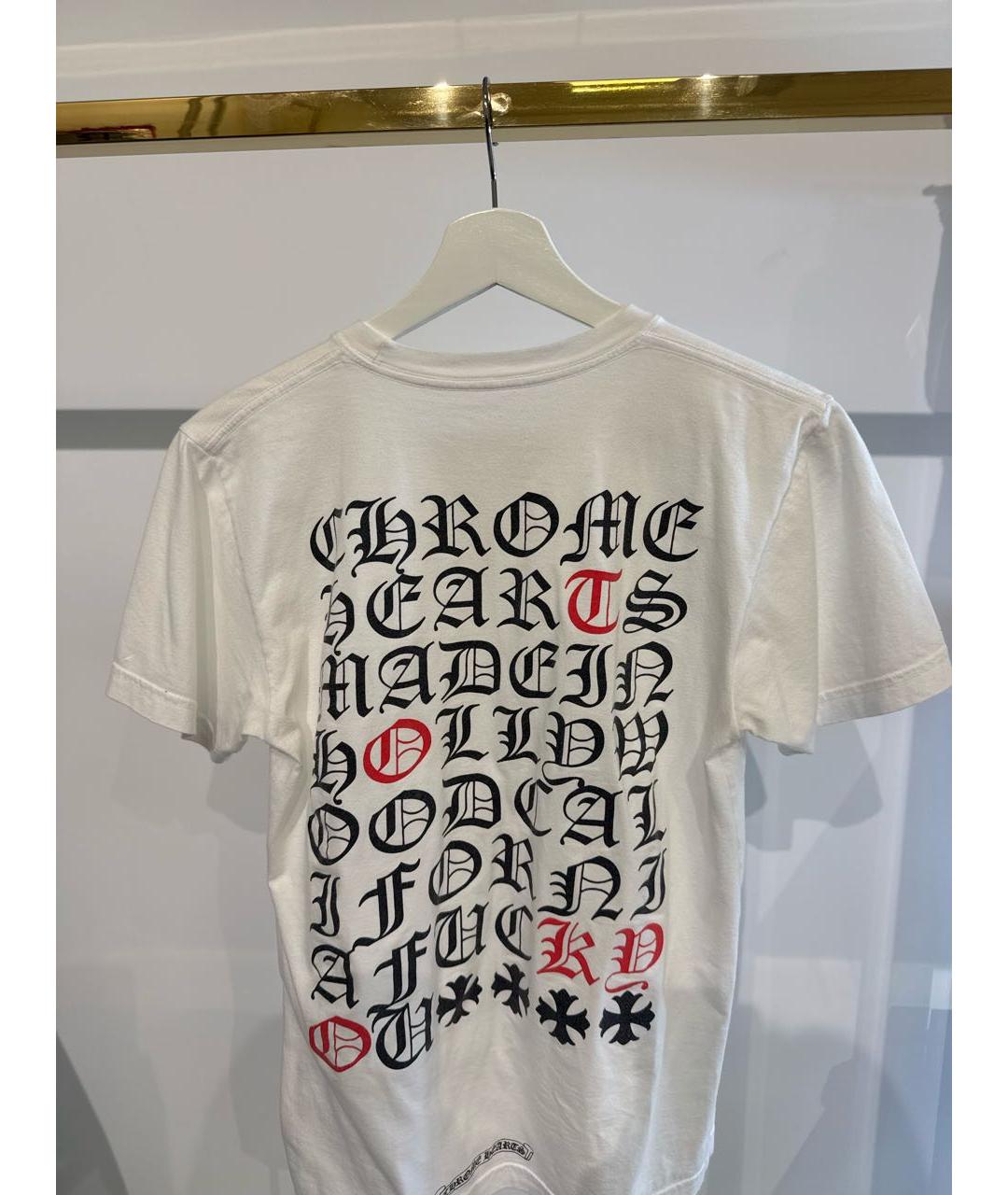 CHROME HEARTS Белая футболка, фото 2