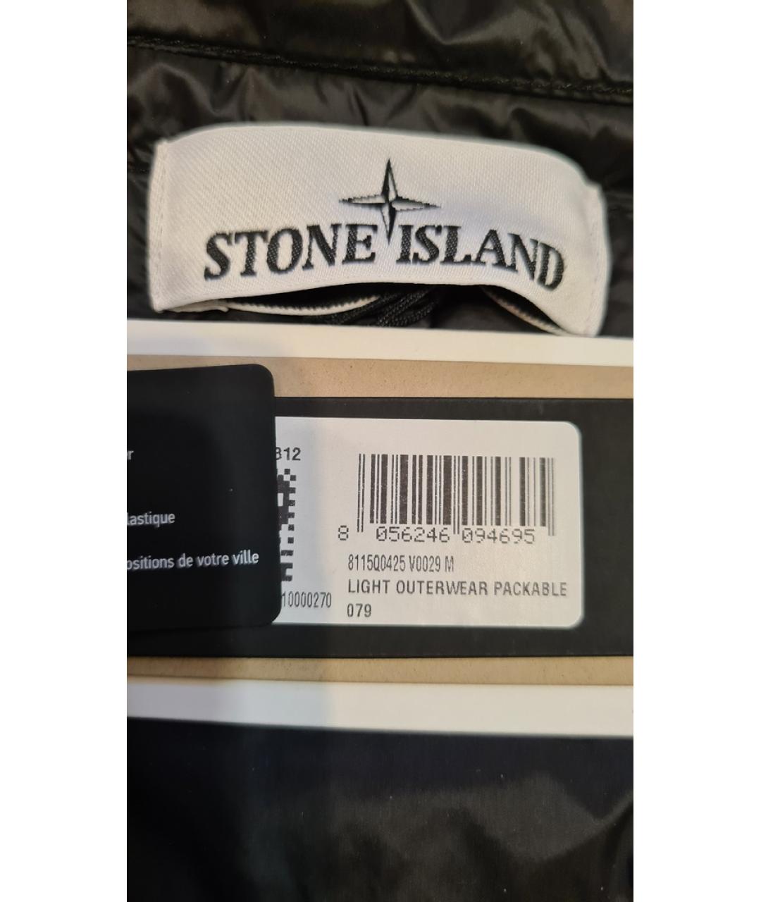 STONE ISLAND Черная куртка, фото 9