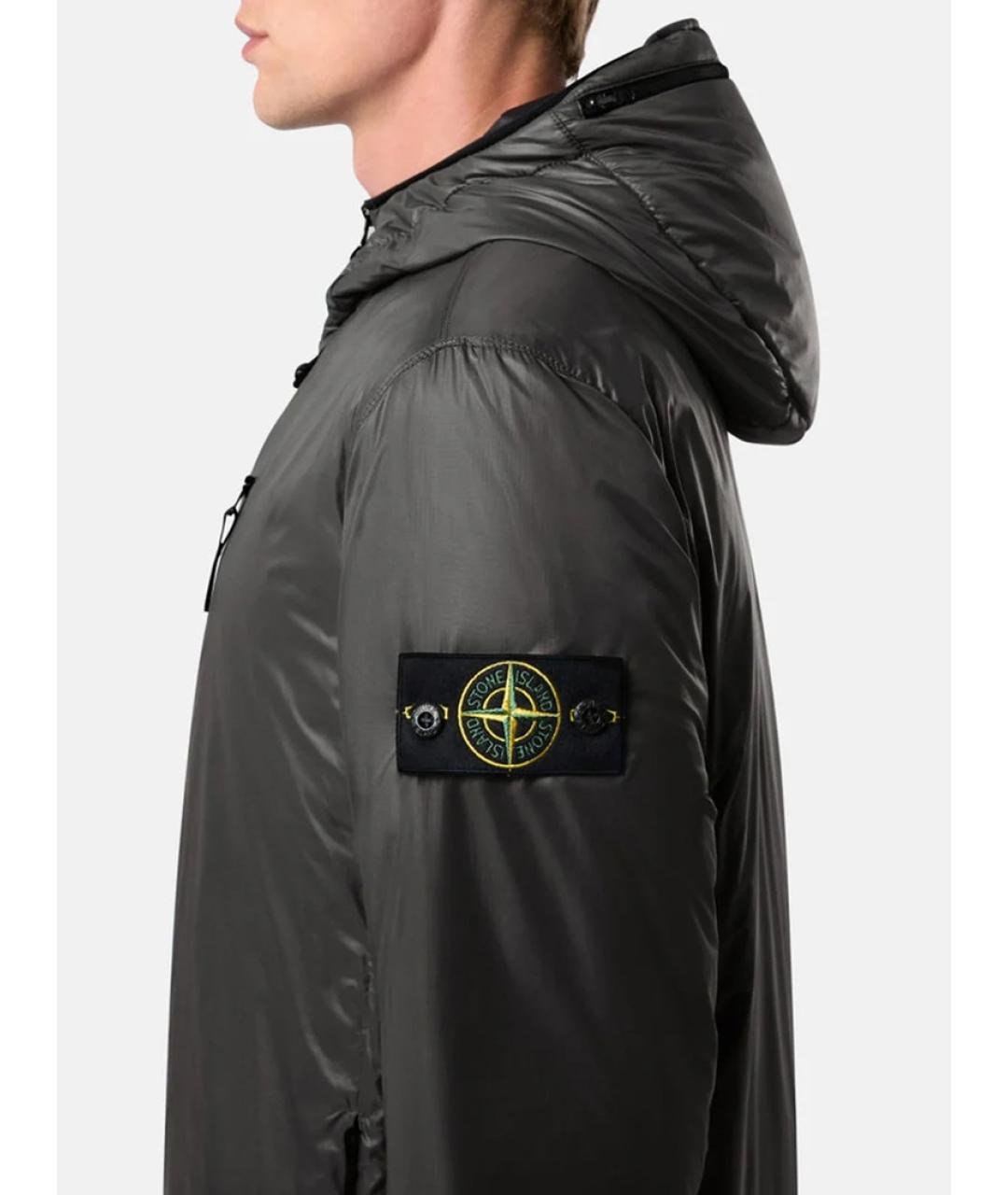 STONE ISLAND Черная куртка, фото 3