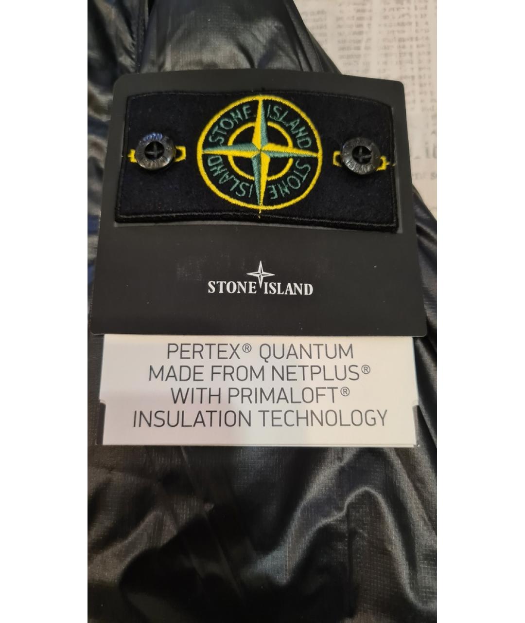 STONE ISLAND Черная куртка, фото 5