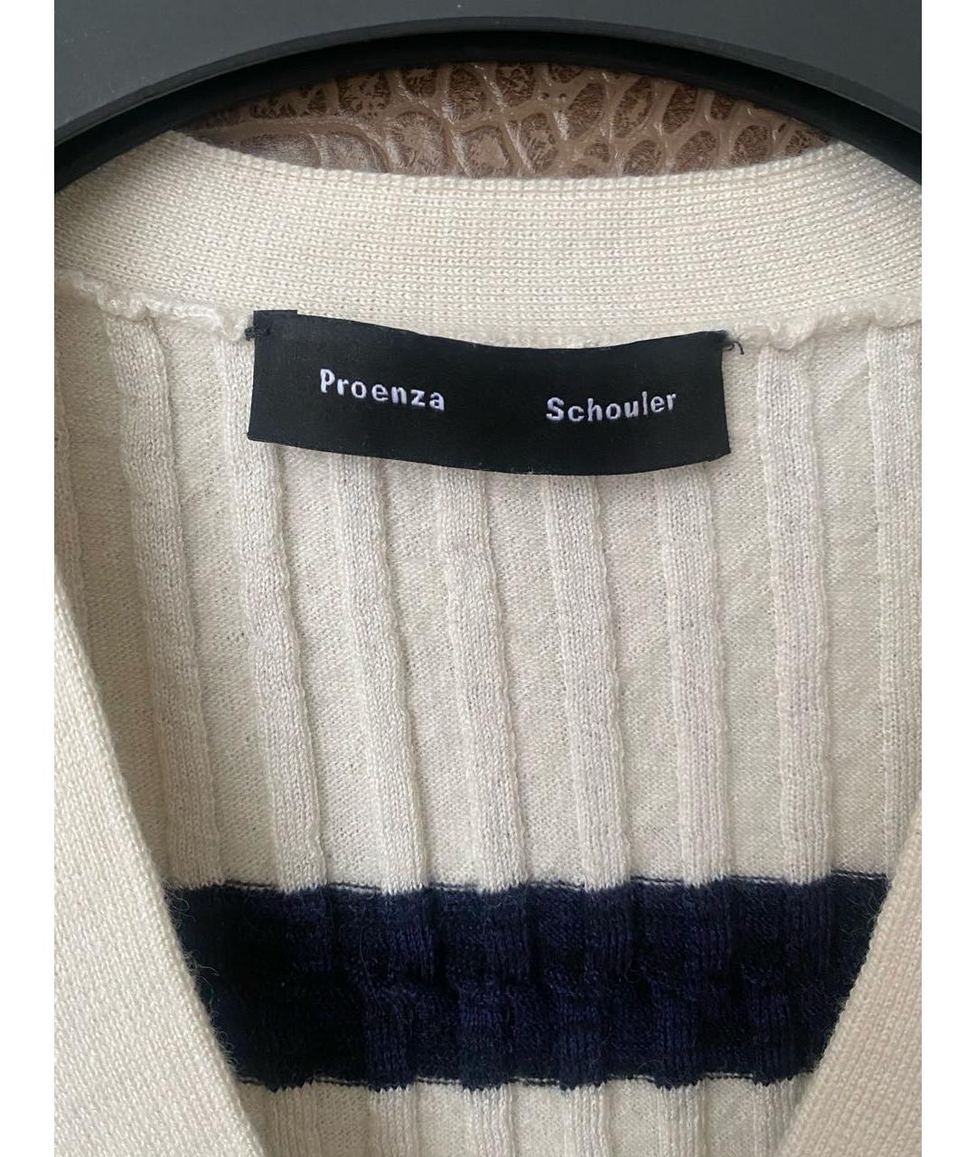 PROENZA SCHOULER Синяя шерстяная водолазка, фото 3