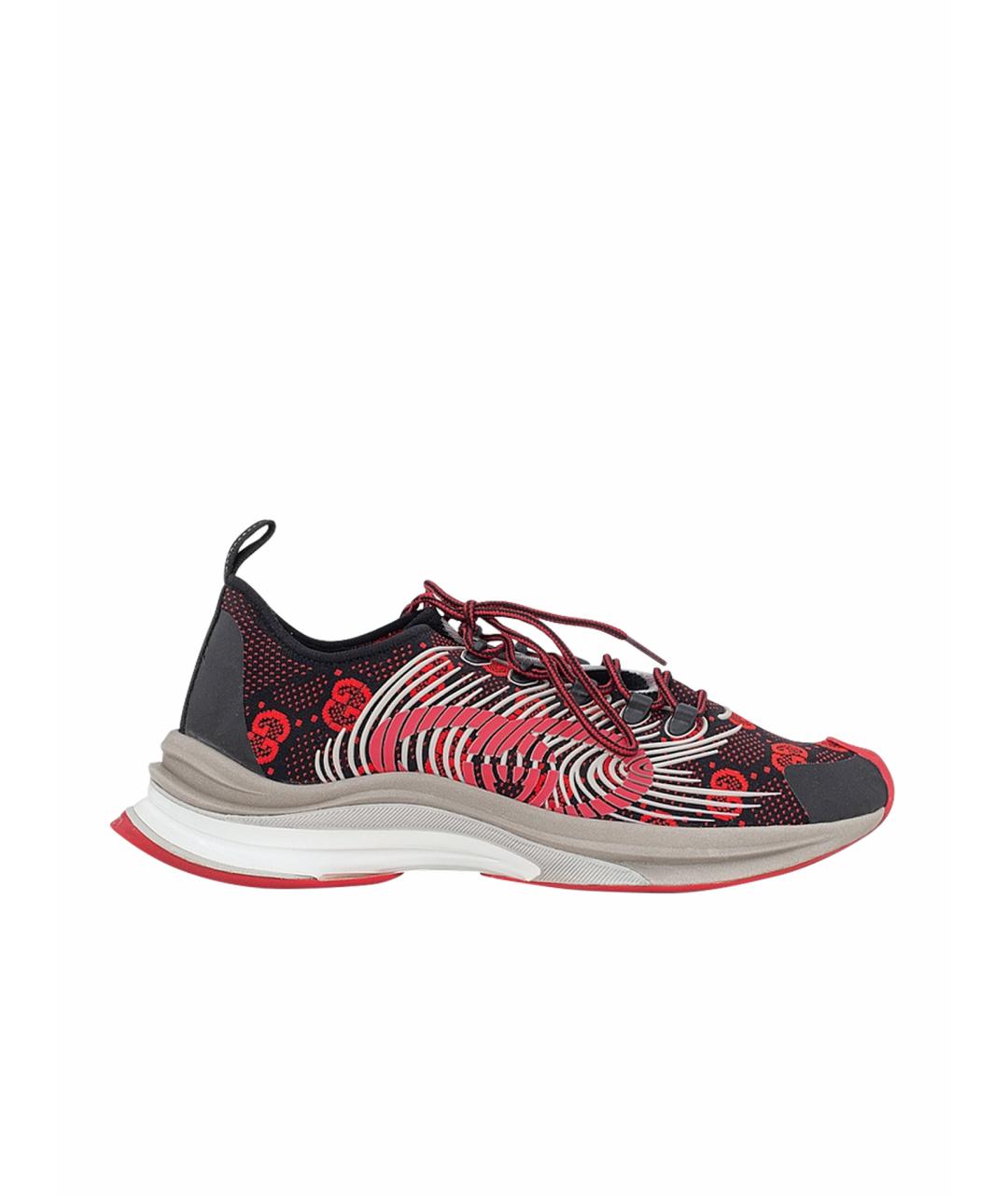 GUCCI Текстильные низкие кроссовки / кеды, фото 1