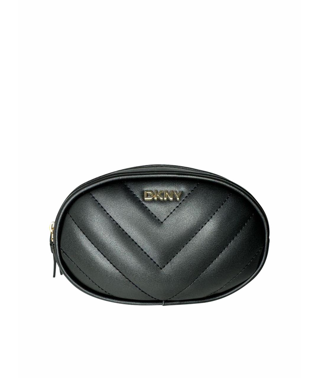 DKNY Черная поясная сумка из искусственной кожи, фото 1