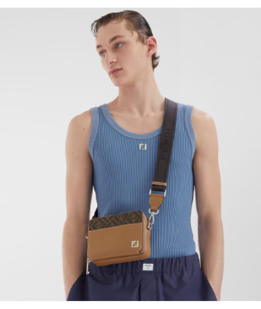 FENDI Мульти кожаная сумка на плечо, фото 3
