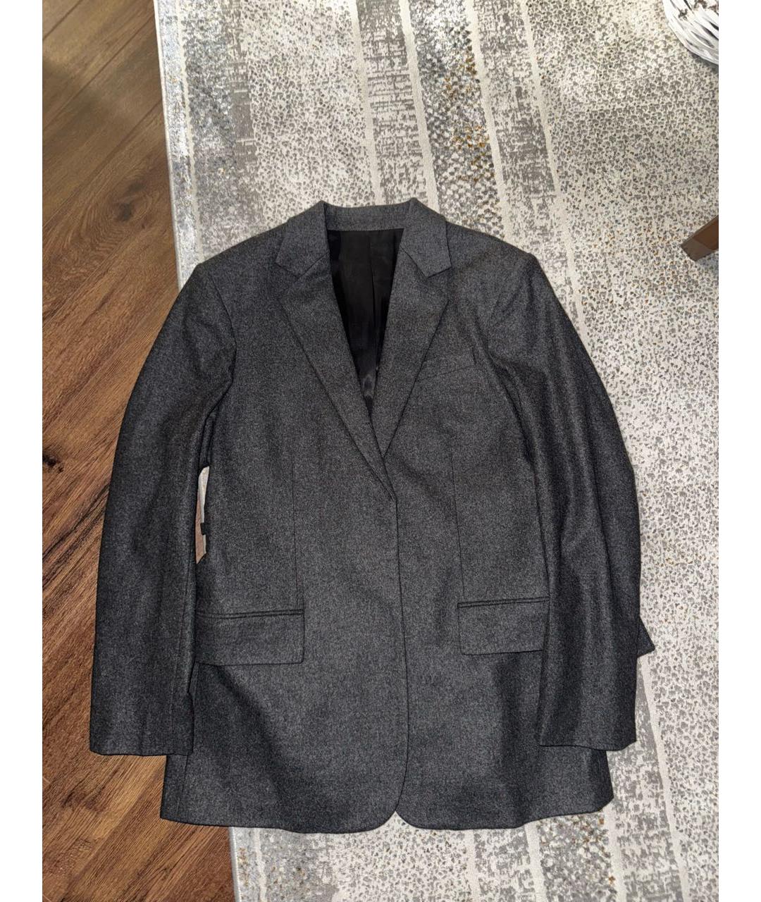 CELINE Антрацитовый жакет/пиджак, фото 5
