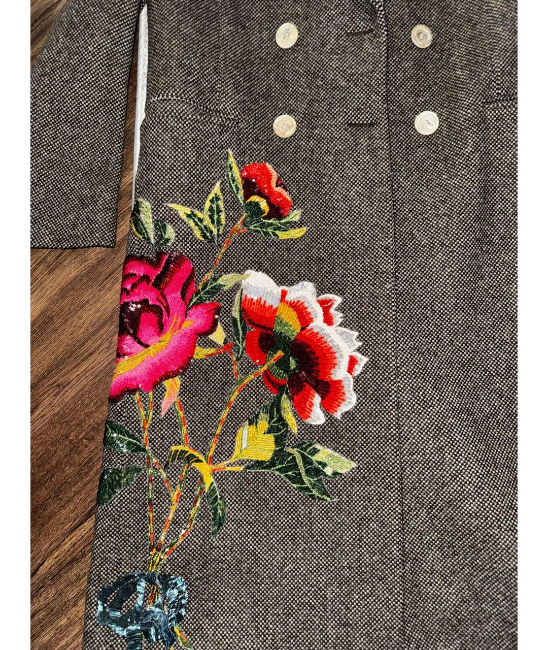 GUCCI Серое пальто, фото 3