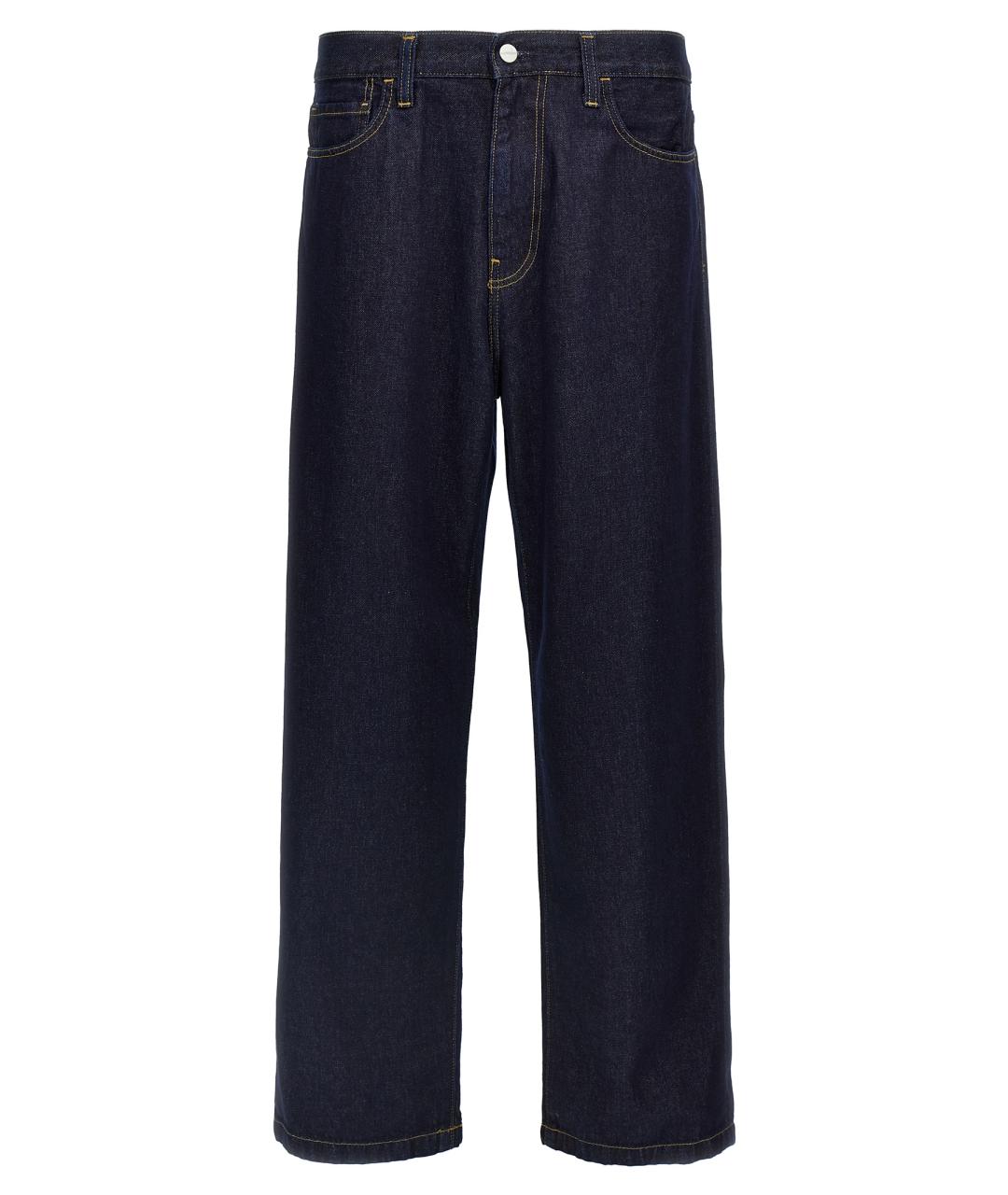 CARHARTT WIP Синие хлопковые прямые джинсы, фото 1