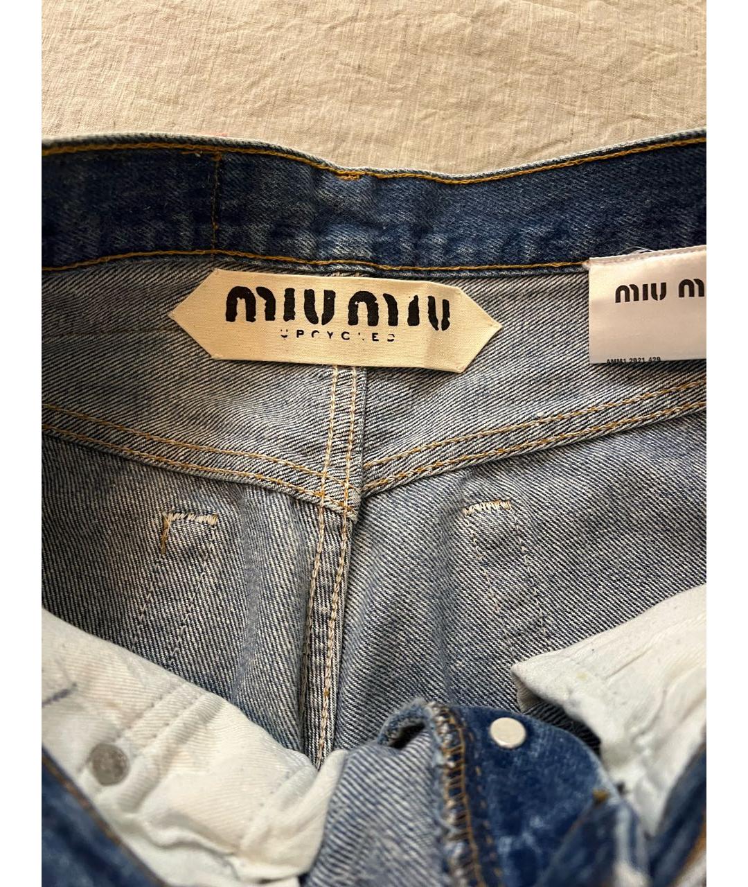 MIU MIU Прямые джинсы, фото 3