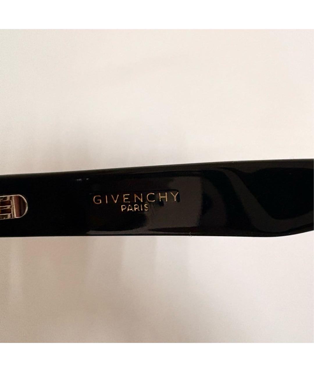 GIVENCHY Черные пластиковые солнцезащитные очки, фото 8