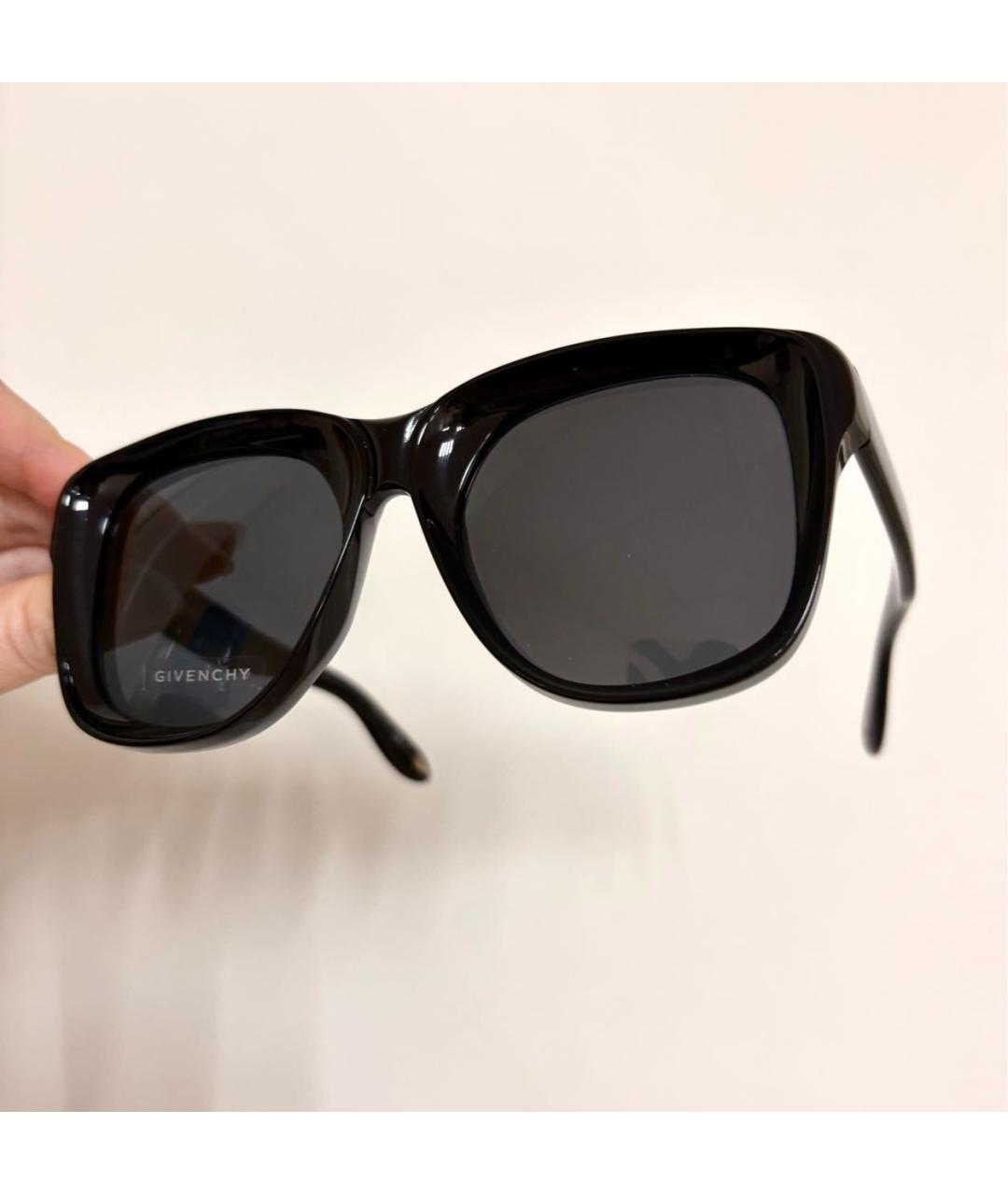 GIVENCHY Черные пластиковые солнцезащитные очки, фото 6