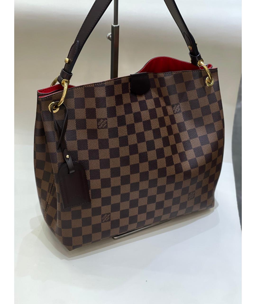 LOUIS VUITTON Коричневая сумка через плечо, фото 2