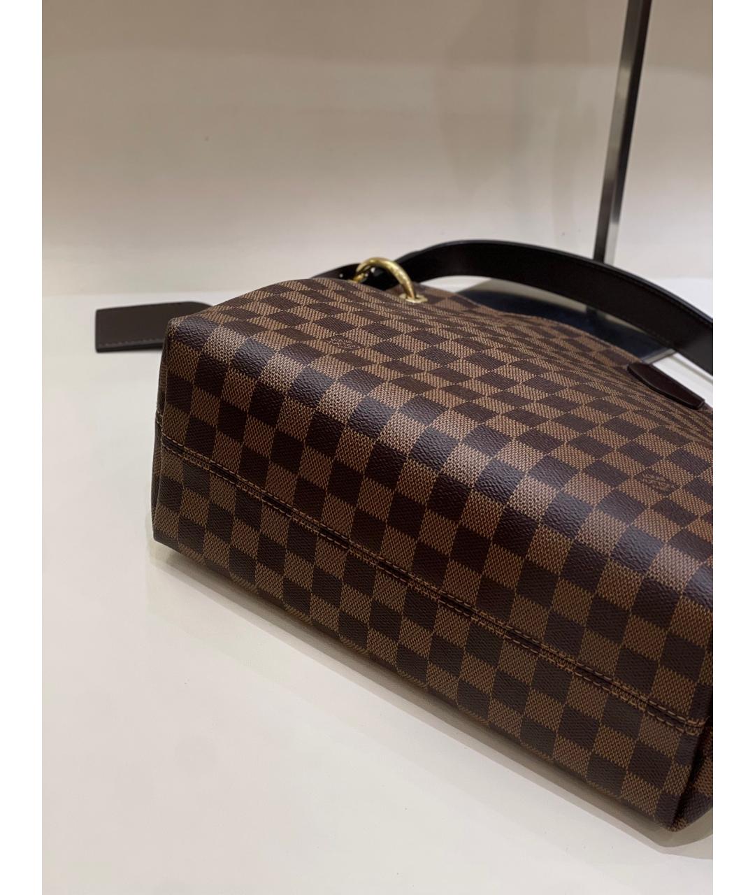 LOUIS VUITTON Коричневая сумка через плечо, фото 5