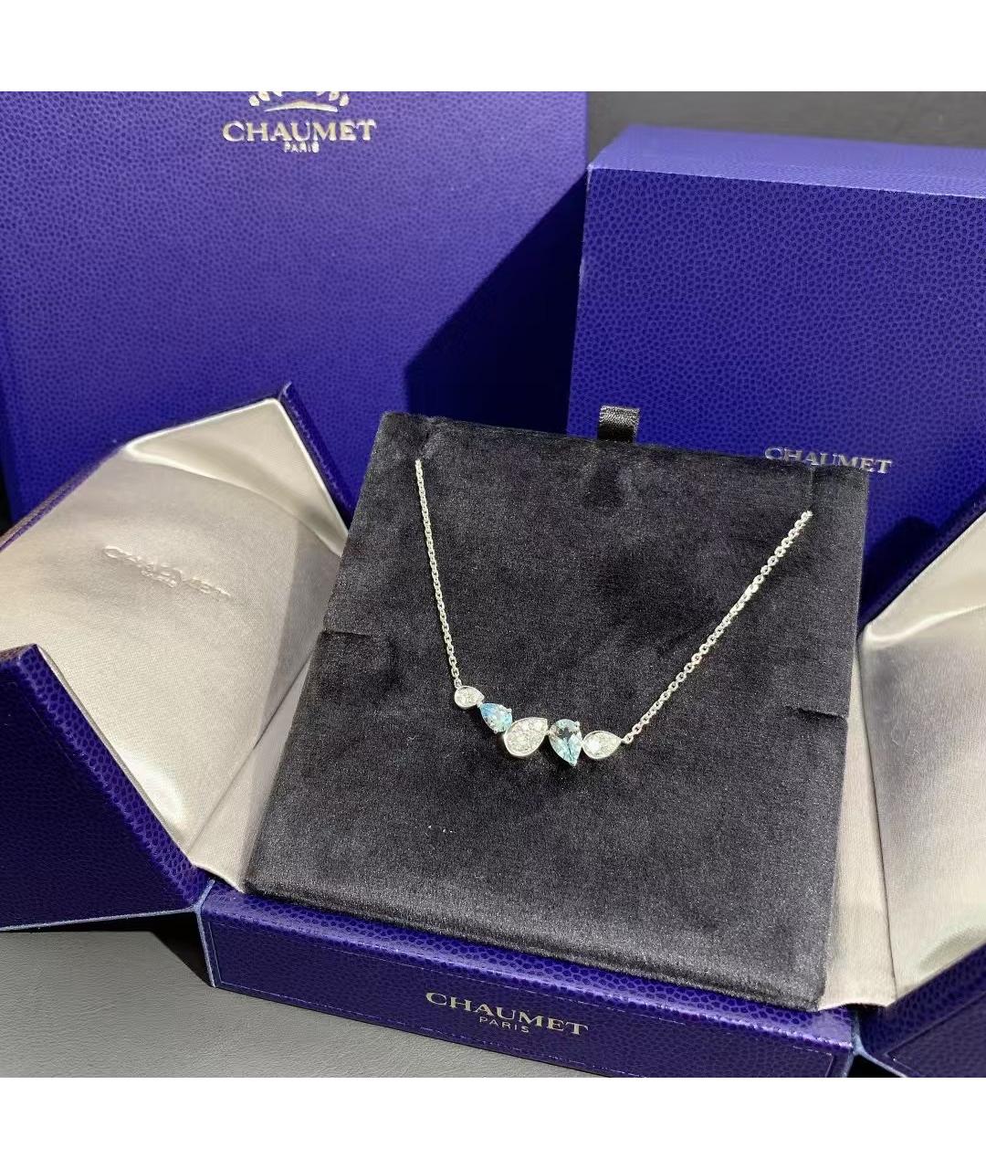 CHAUMET Серебряное колье из белого золота, фото 2