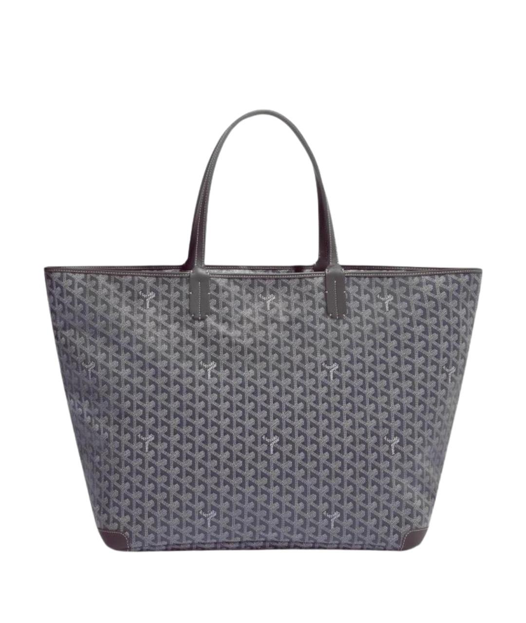GOYARD Серая сумка через плечо из канвы, фото 1