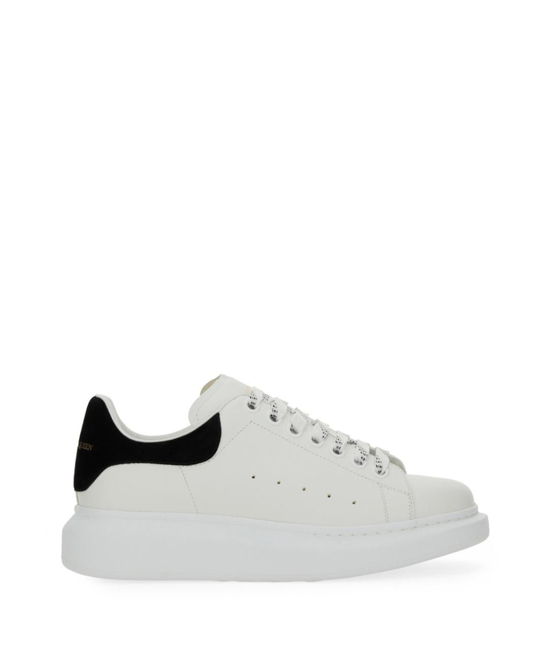 ALEXANDER MCQUEEN Белые кожаные кроссовки, фото 1