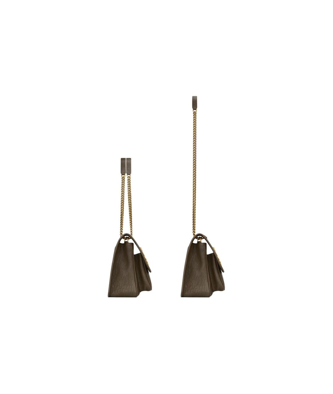 SAINT LAURENT Кожаная сумка через плечо, фото 4