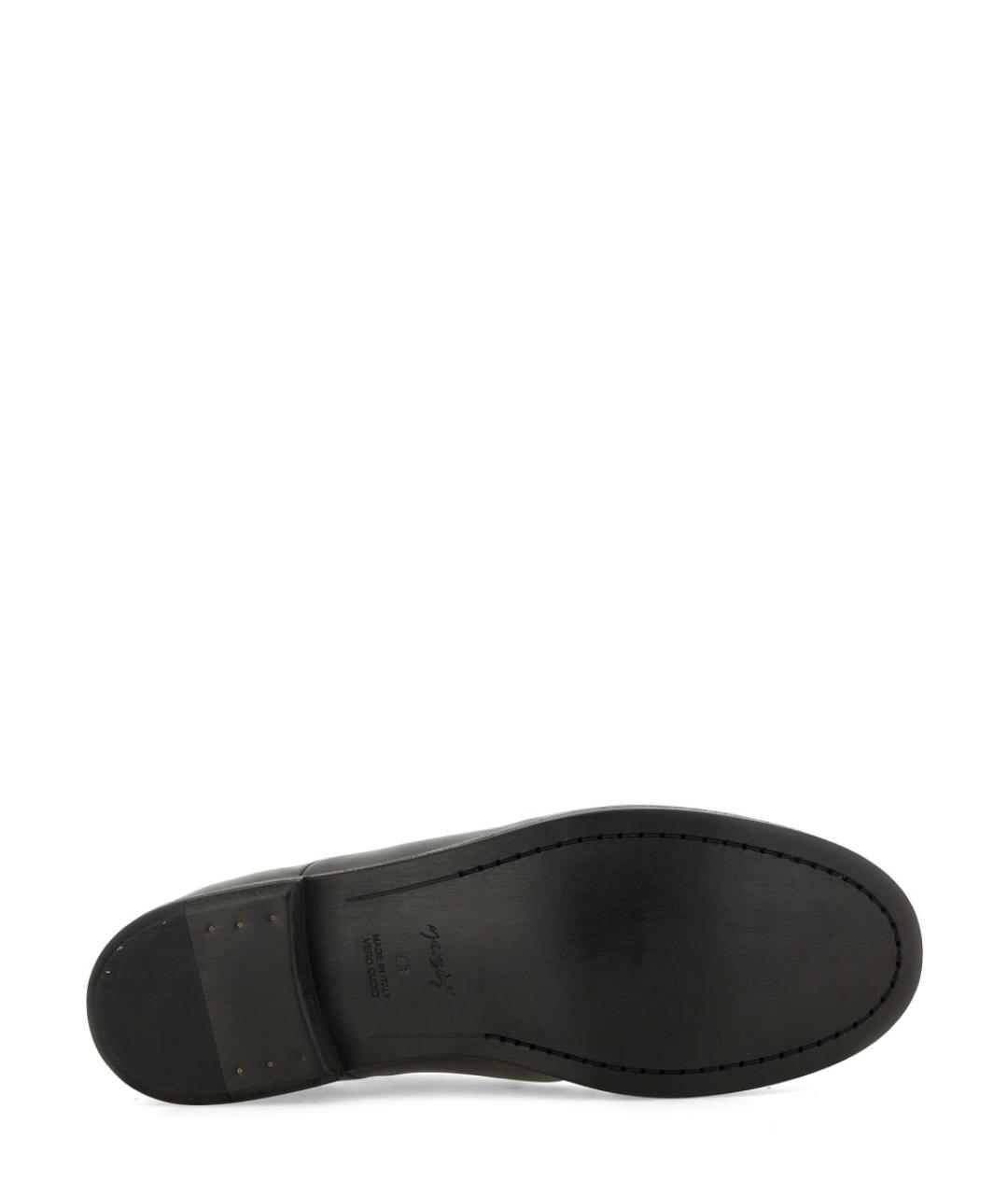 MARSELL Черные кожаные туфли, фото 5