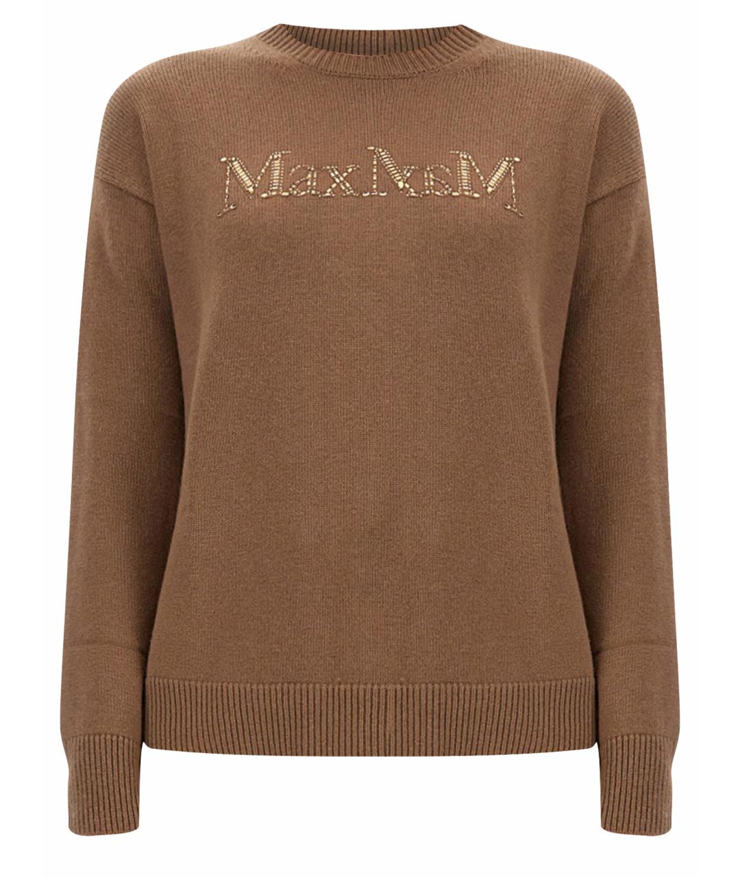'S MAX MARA Бежевый кашемировый джемпер / свитер, фото 1