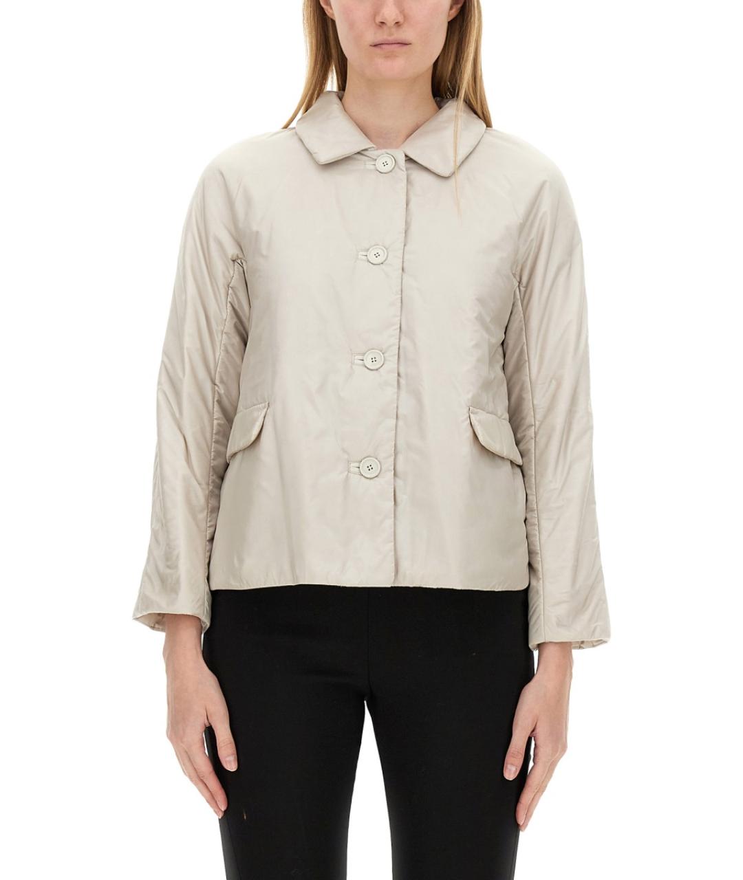 'S MAX MARA Белая полиэстеровая куртка, фото 6