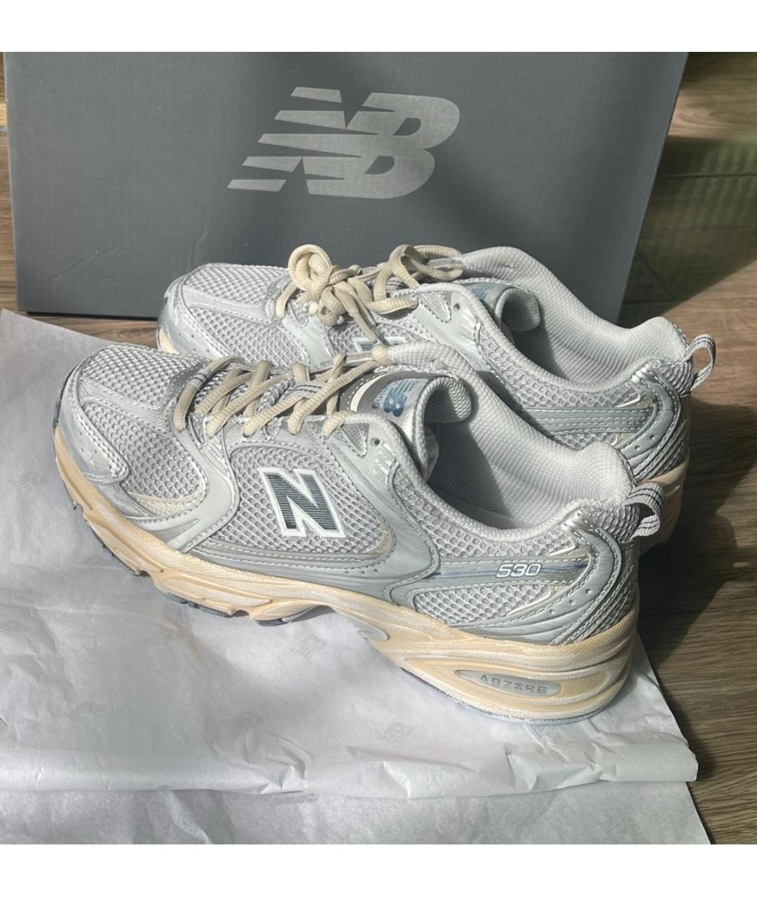 NEW BALANCE Серые кроссовки, фото 6