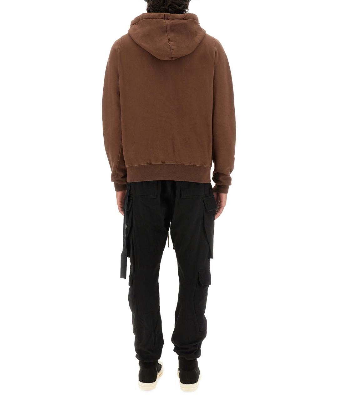 RICK OWENS DRKSHDW Коричневый хлопковый джемпер / свитер, фото 3