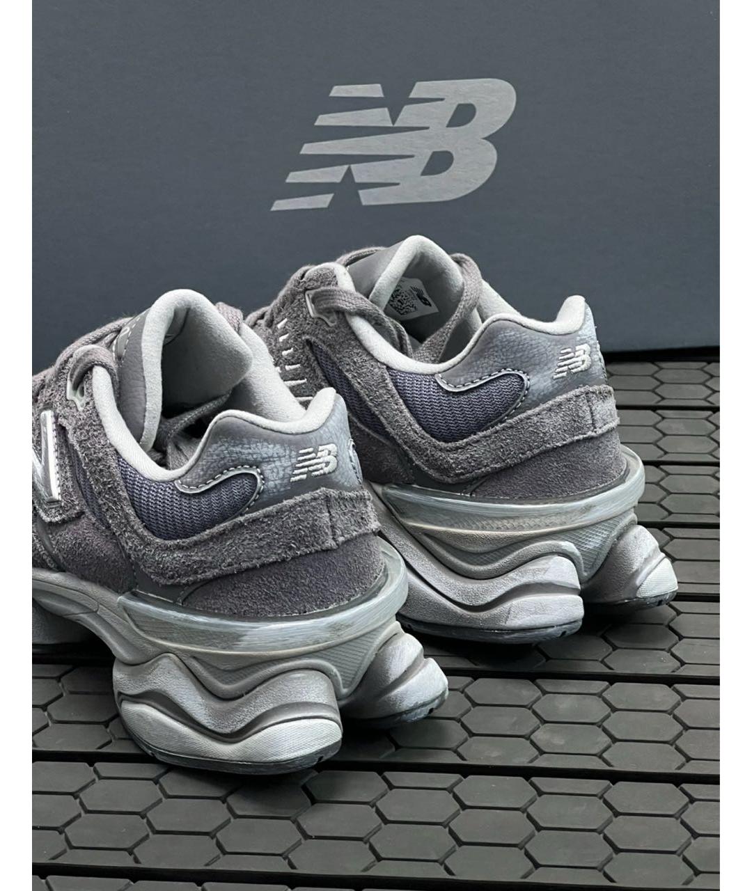 NEW BALANCE Антрацитовые замшевые кроссовки, фото 6